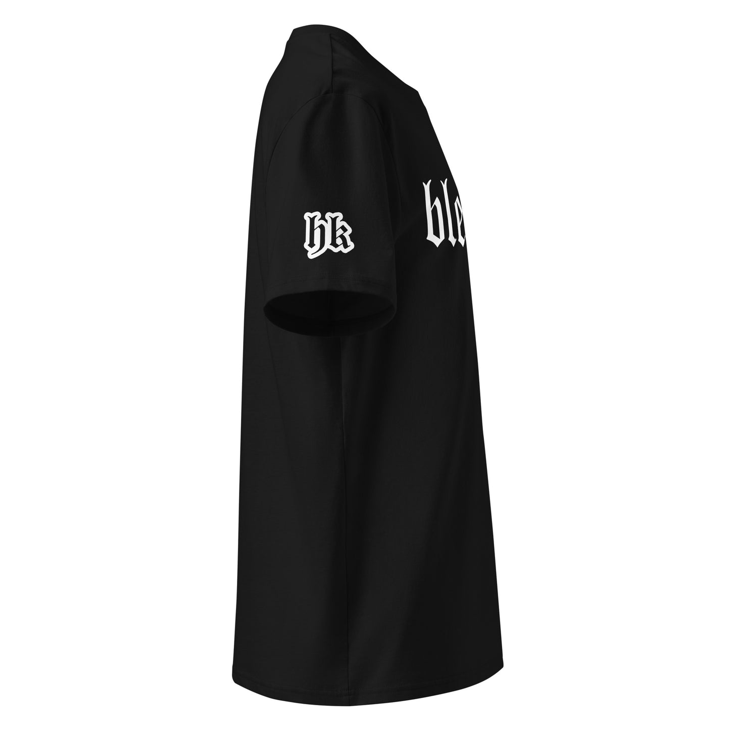 Blessed Black T-shirt arm by Holy King Clothing, Christian Clothing Brand