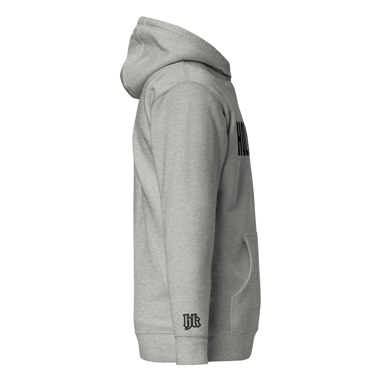 HOLY KING Clothing Hoodie, Colour Grey – Christian Street Wear Clothing Arm