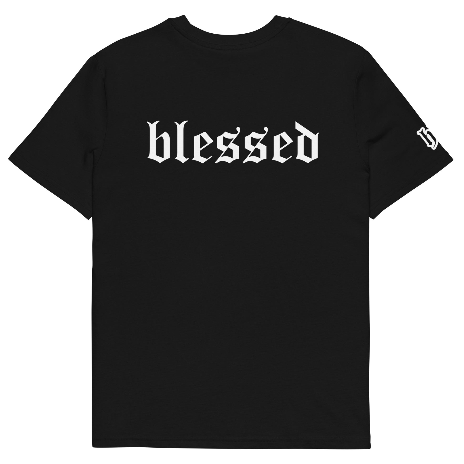 Blessed Holy King Clothing T-Shirt, Colour Black – Christian Street Wear Clothing Back