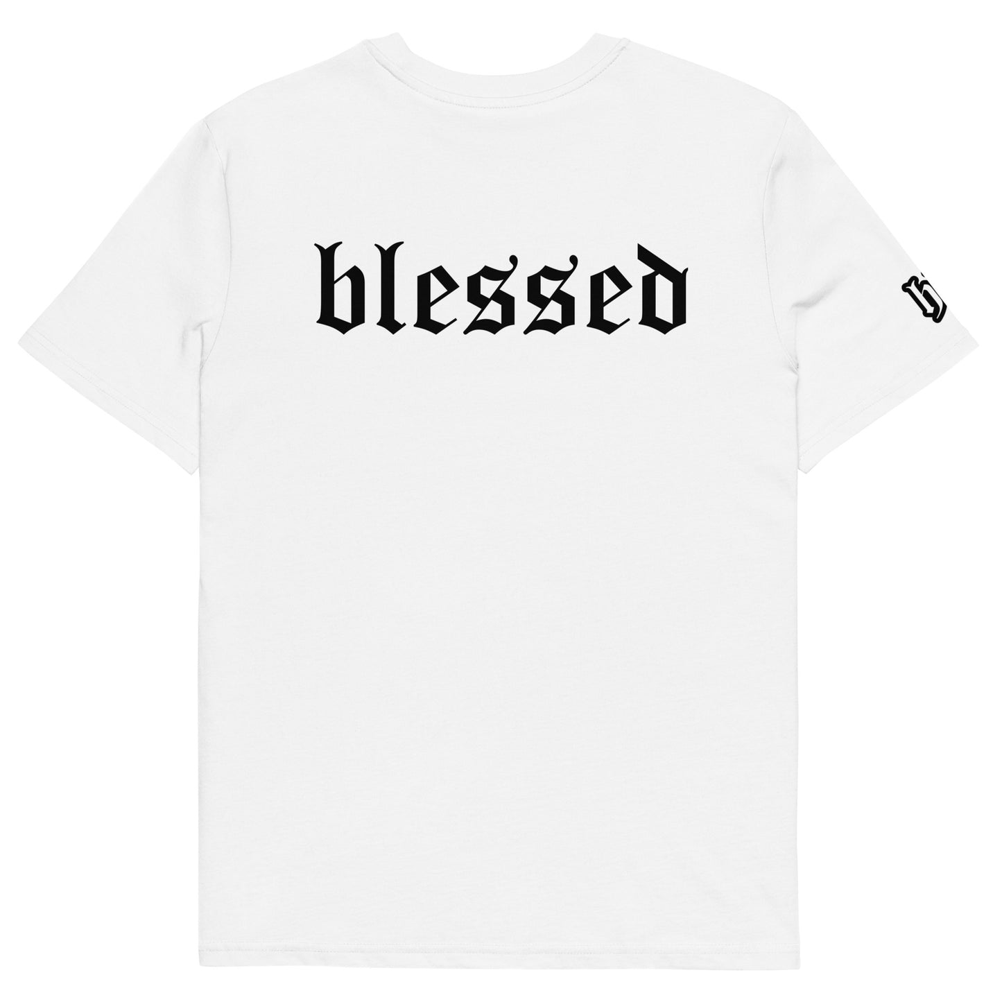 Blessed Holy King Clothing T-Shirt, Colour White – Christian Street Wear Clothing Back