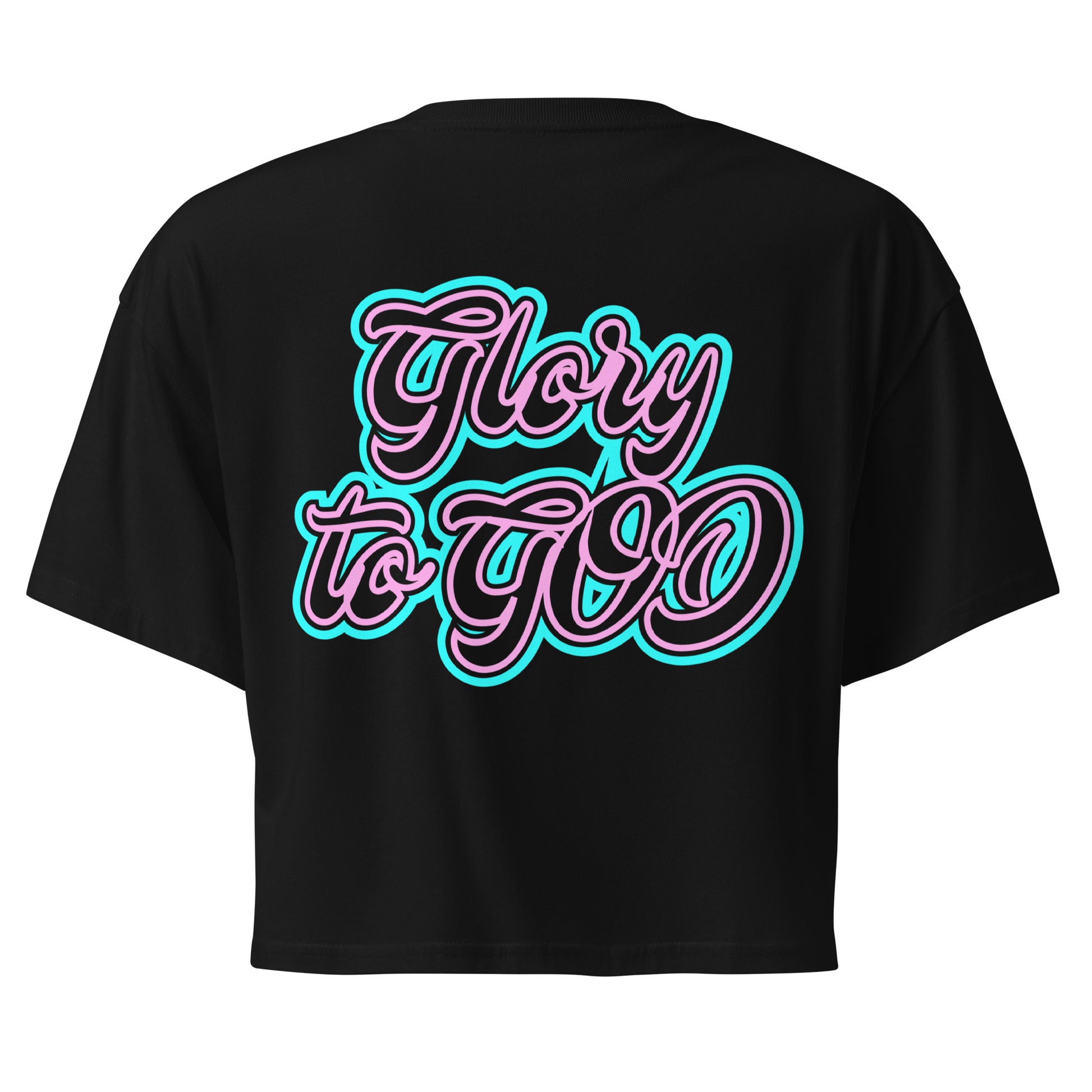 Glory to God Summer Edition Pink Blue Back by Holy King Clothing. Street wear Christian clothing brand