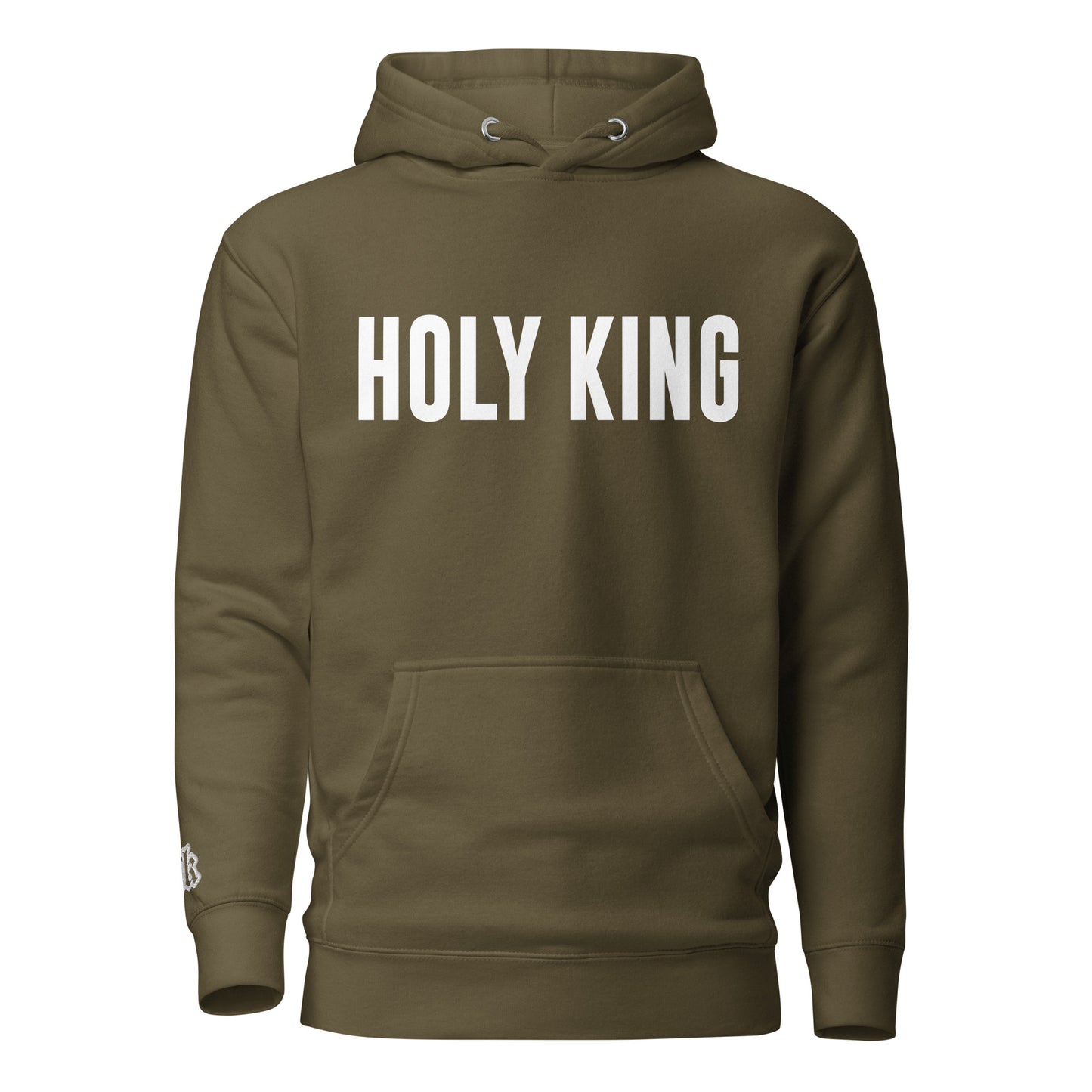 HOLY KING Clothing Hoodie, Colour Green – Christian Street Wear Clothing