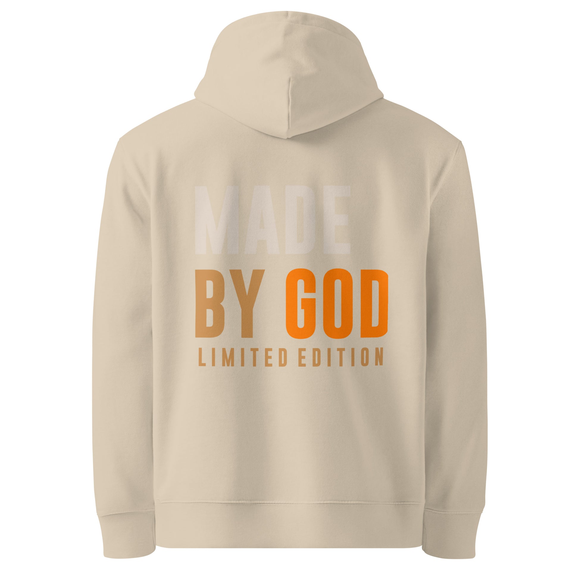 'Made by God L.E' Hoodie Back by Holy King Clothing. Christian Street Wear Clothing Brand