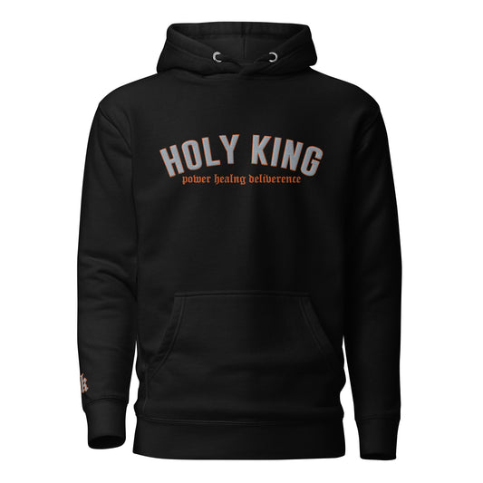 P.H.D Holy King Clothing Hoodie, Colour Back – Christian Street Wear Clothing