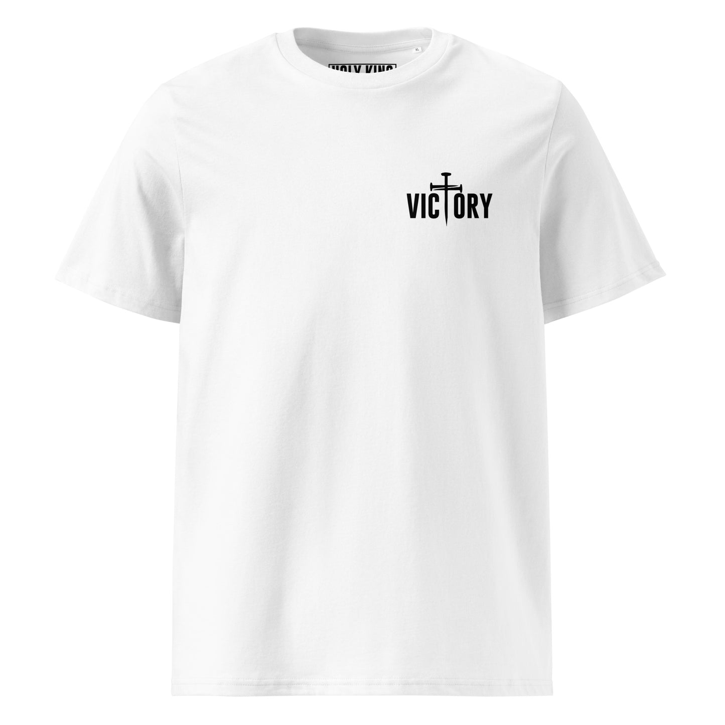 Victory T-shirt in White by Holy King Clothing